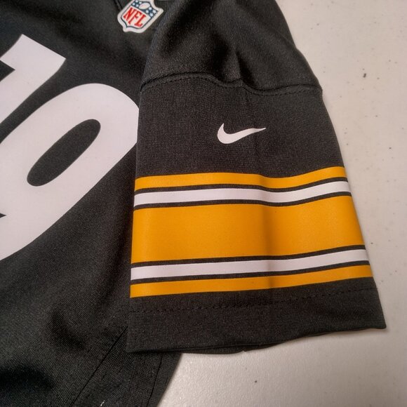 Pittsburgh Steelers Juju Smith-Schuster Jersey Youth 3T Nike On Field Black #19 - Picture 10 of 12